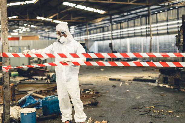 Professional Hoarding Cleanup technician working in Luebbering, MO